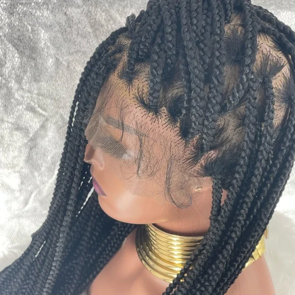 Milan Di HD Full Lace Knotless Box Braid Wig - 36 Inches